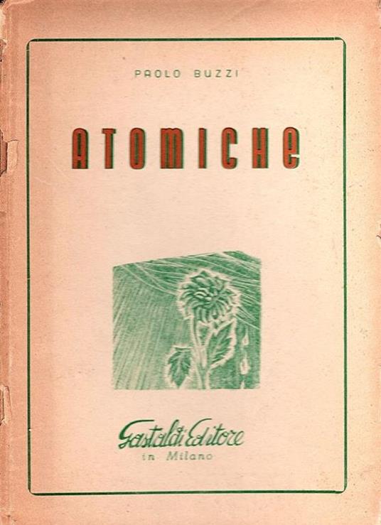 Atomiche - Paolo Buzzi - copertina