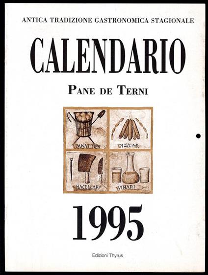 Calendario 1995 Pane di Terni - copertina