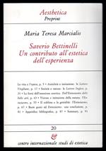 Saverio Bettinelli. Un contributo all'estetica dell'esperienza