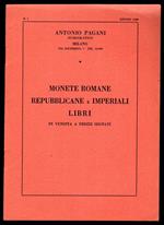 Monete romane repubblicane e imperiali libri in vendita a prezzi segnati