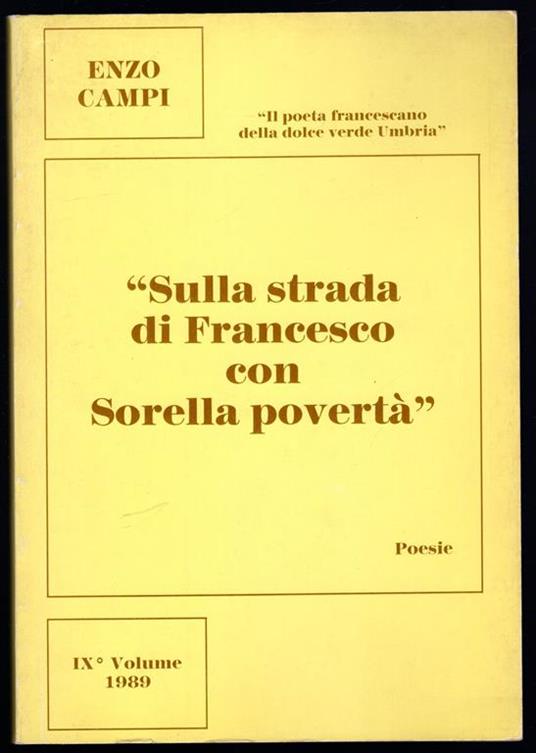 Sulla strada di Francesco con Sorella povertà - Enzo Campi - copertina