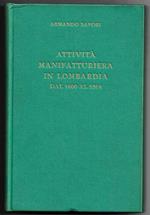 Attività manifatturiera in Lombardia dal 1600 al 1914