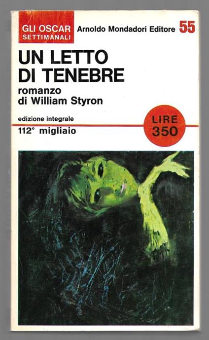 Un letto di tenebre - William Styron - copertina