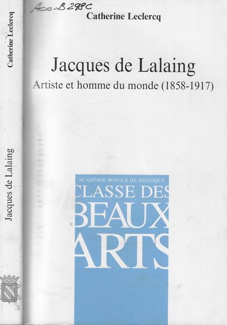 Jacques de Lalaing - copertina