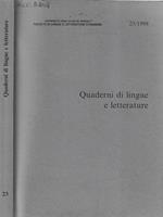 Quaderni di lingue e letterature N. 23 1998