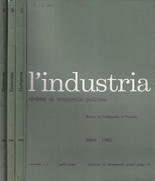 L' industria anno 1965 N. 2, 3, 4 - 2