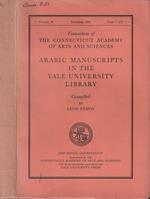 Arabic manuscripts in the Yale University Library