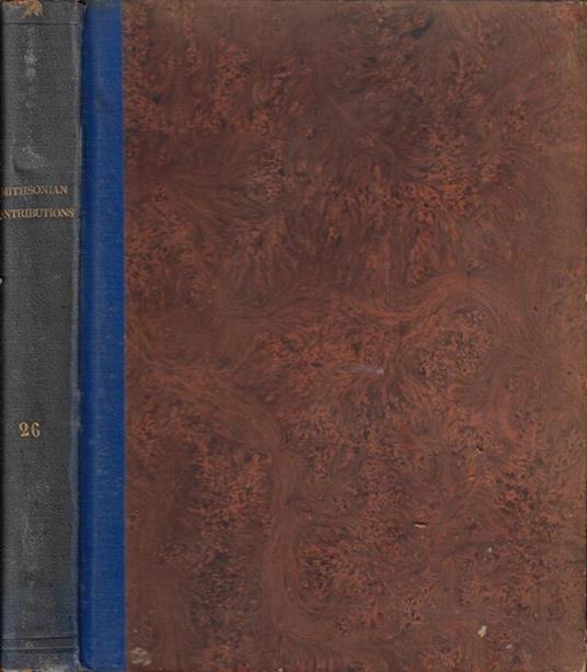 Smithsonian Contributions to knowledge Vol. XXVI - copertina
