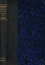 Journal of the american oriental society. Vol.36, 1916