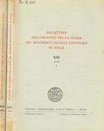 Bollettino dell'archivio per la storia del movimento sociale cattolico in italia. XIII, 1978