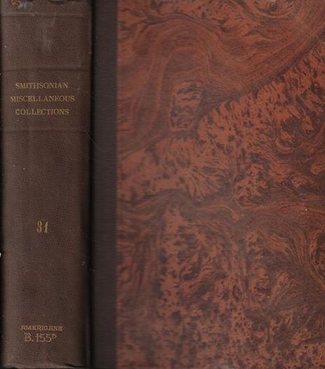 Smithsonian Miscellaneous Collections Vol. XXXI - copertina