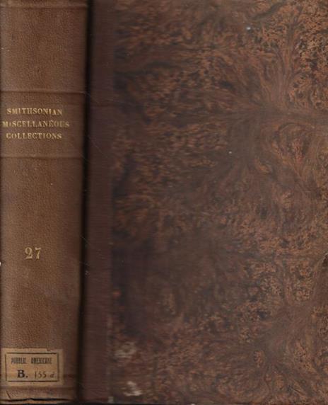 Smithsonian Miscellaneous Collections Vol. XXVII - copertina