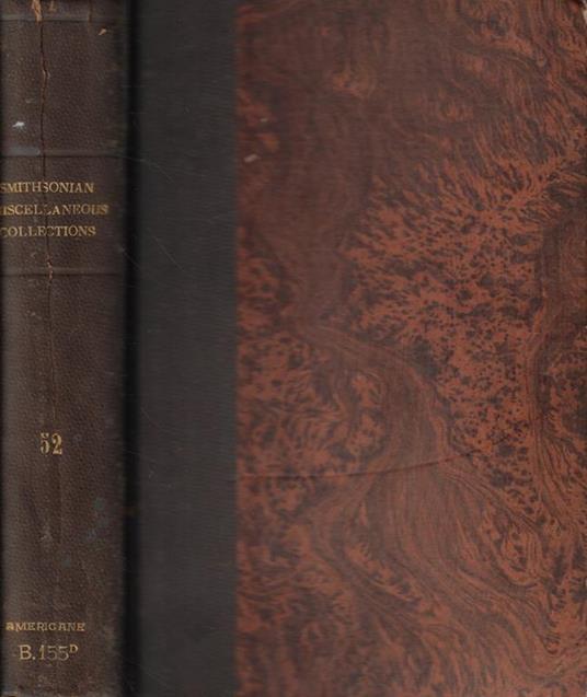 Smithsonian Miscellaneous Collections Vol. LII - copertina