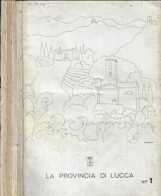 La Provincia di Lucca Anno 1971 - copertina