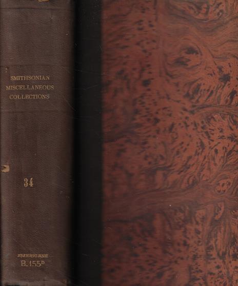 Smithsonian Miscellaneous Collections Vol. XXXIV - copertina