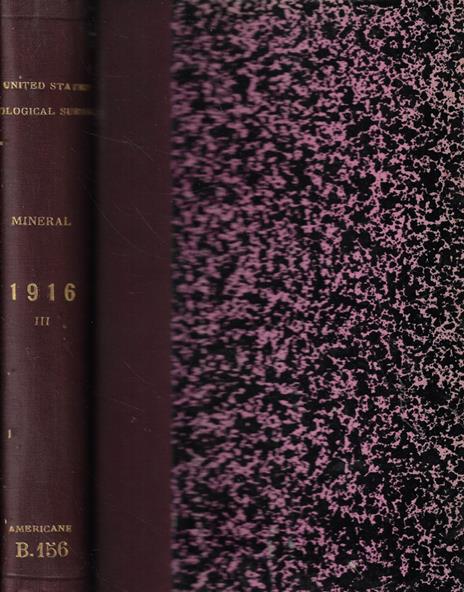 Mineral Resources of the United States 1916- Part II- Nonmetals - copertina