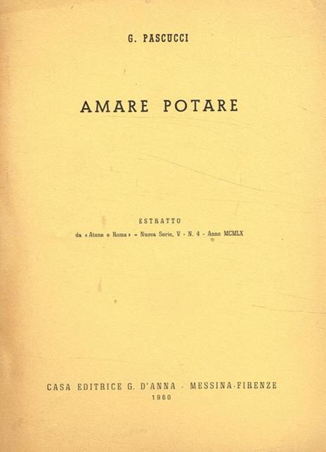 Amare potare - 2