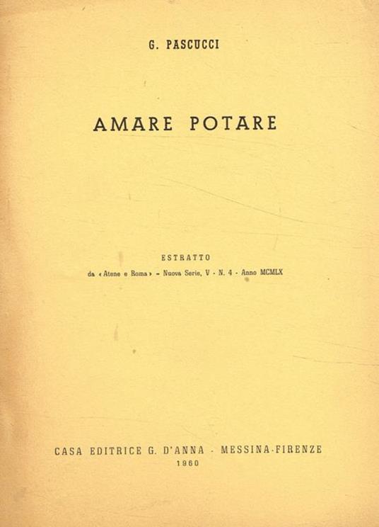 Amare potare - 2