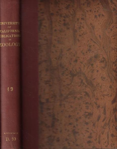 University of California Publications in Zoology Vol. XIX 1919-1920 - 2