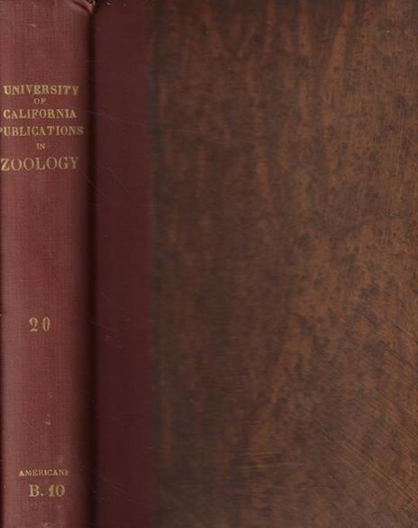 University of California Publications in Zoology Vol. XX 1919-1923 - 2