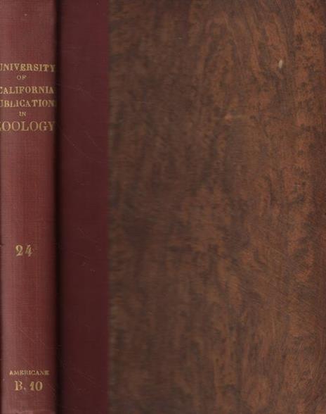 University of California Publications in Zoology Vol. XXIV 1922-1926 - 2