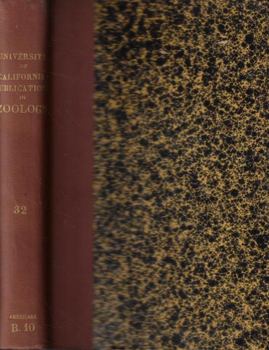 University of California Publications in Zoology Vol. XXXII 1928-1930 - 2