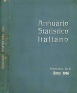 Annuario statistico italiano. Seconda serie, vol.VI, anno 1916