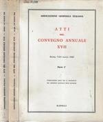 Atti del convegno annuale XVII Parte I, II