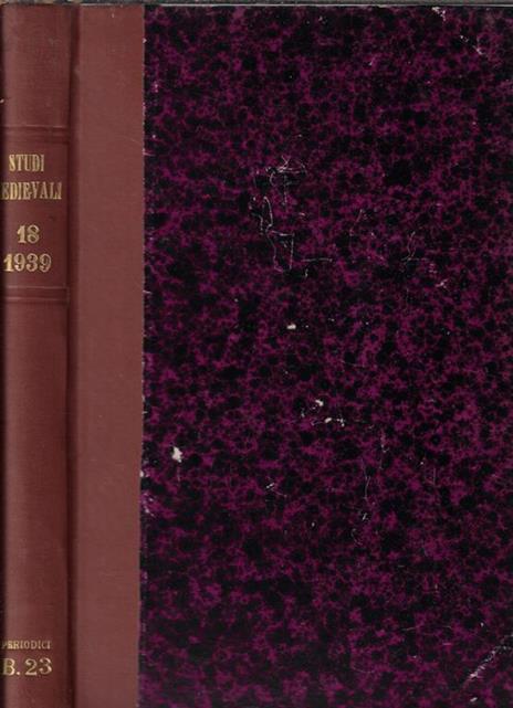 Studi medievali Vol. 12 1939 - 2