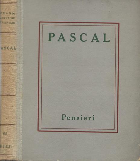 Pensieri - Pascal - 2