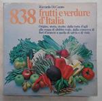 838 frutti e verdure d'Italia