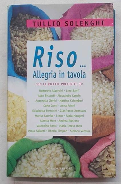 Riso?allegria in tavola - Tullio Solenghi - copertina