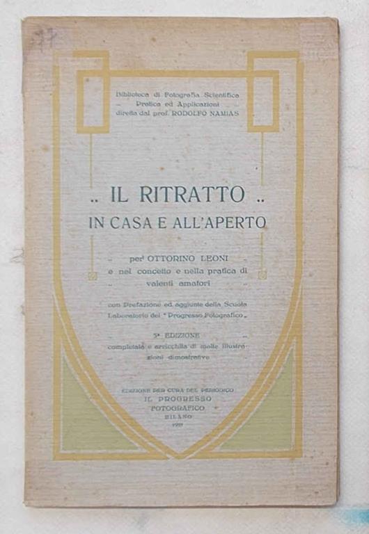 Il ritratto in casa e all'aperto - copertina