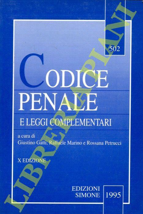 Codice Penale e Leggi Complementari - copertina