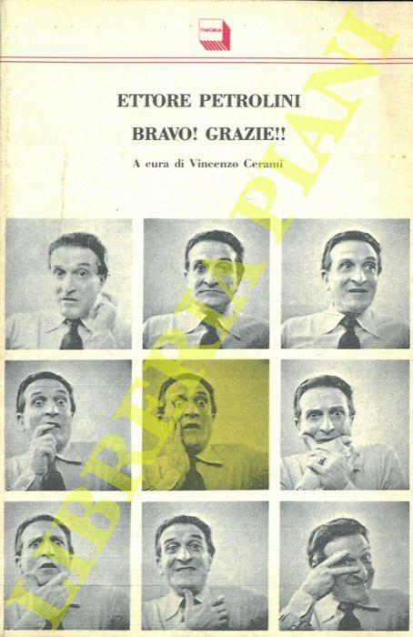 Bravo! Grazie! - Ettore Petrolini - copertina