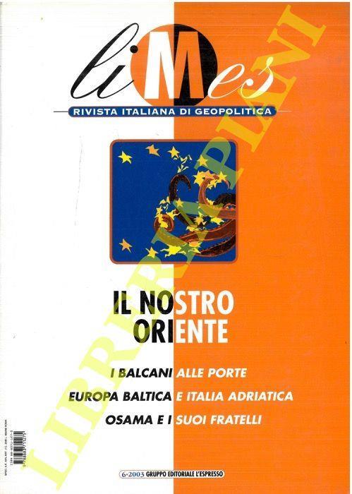 Limes, rivista italiana di geopolitica n.5/2003, Il nostro oriente - copertina