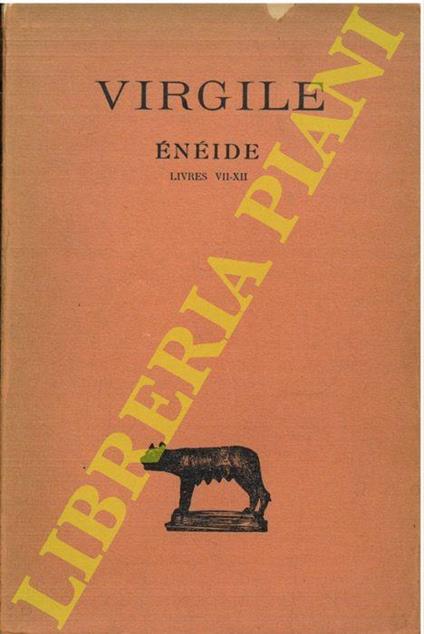 Enéide . Livres VII-XII.VII-XII, text. ét. p. R.Durand - Virgilio - copertina