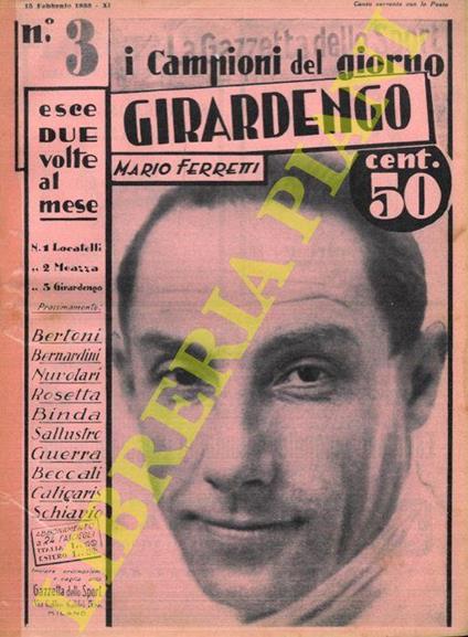 Girardengo - Mario Ferretti - copertina