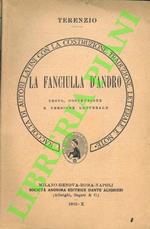 La fanciulla d’Andro, testo, costr. e vers. letterale