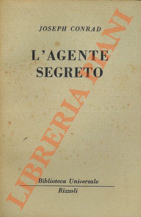 L' agente segreto - Joseph Conrad - copertina