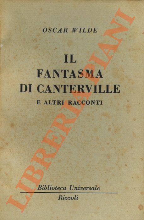 Il fantasma di Canterville e altri racconti - Oscar Wilde - copertina