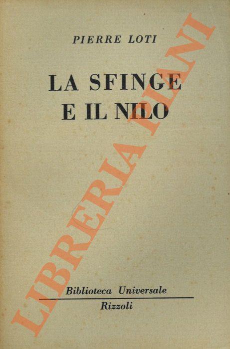 La Sfinge e il Nilo - Pierre Loti - copertina