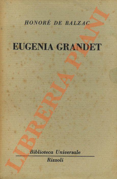 Eugenia Grandet - Honoré de Balzac - copertina