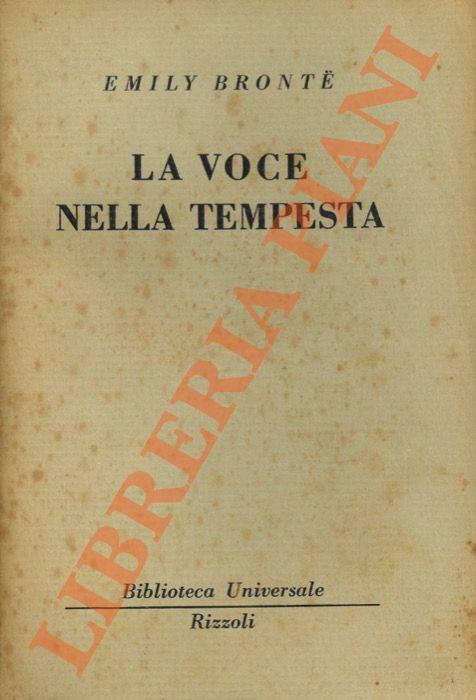 La voce nella tempesta - Emily Brontë - copertina