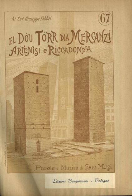 El Dou Torr dla Mercanzi Artemisi e Riccadonna (n° 67) - Carlo Musi - copertina