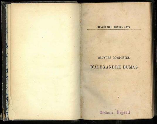 Ouvres complètes d'Alexandre Dumas - Alexandre Dumas - copertina