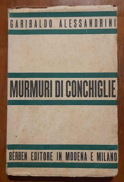 Murmuri di conchiglie - Rinaldo Alessandrini - copertina