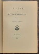 Le rime. A cura di Ernesto Lamma