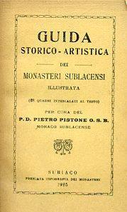 Guida storico - artistica dei monasteri sublacensi illustrata (28 quadri intercalati al testo) - copertina