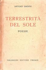 Terrestrità del sole. Poesie